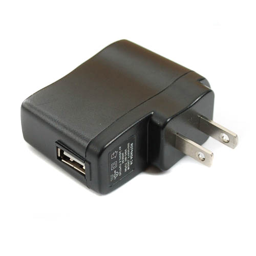 DC5V USB Wall Charger Plastic Shell Power Supply Adapter